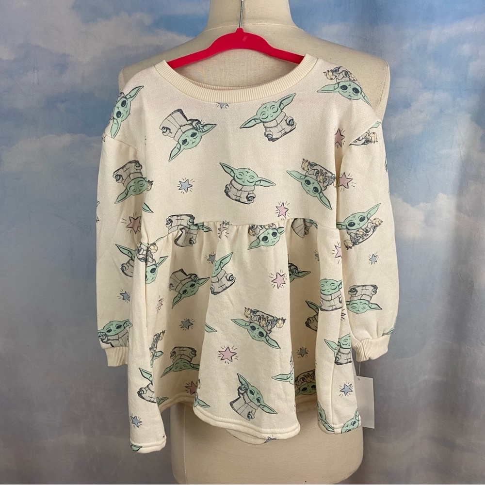 Star Wars Toddler Girls' Baby Yoda Grogu Skater Dress Size 2T